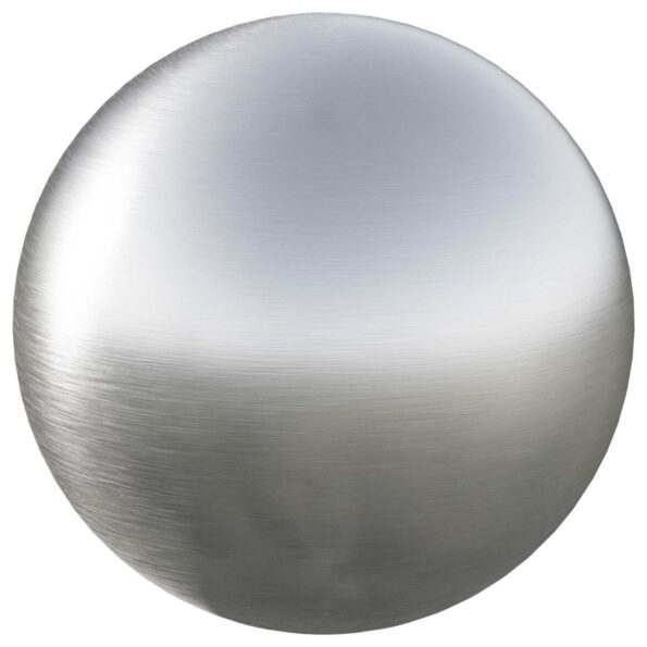 vidaXL Brúsená guľa 4 ks Ø 10 cm Strieborná Nerezová oceľ 201 – Obrázok 4