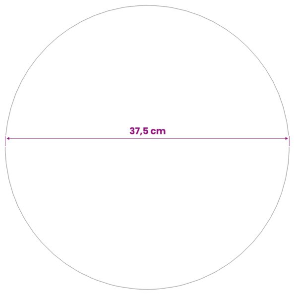 vidaXL Brúsená guľa Ø 37,5 cm Strieborná Nerezová oceľ 201 – Obrázok 5