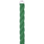 vidaXL Lano Zelená 3 x 3 x 2500 cm Bavlna – Obrázok 5