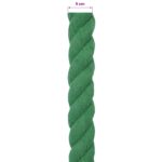 vidaXL Lano Zelená 5 x 5 x 500 cm Bavlna – Obrázok 5