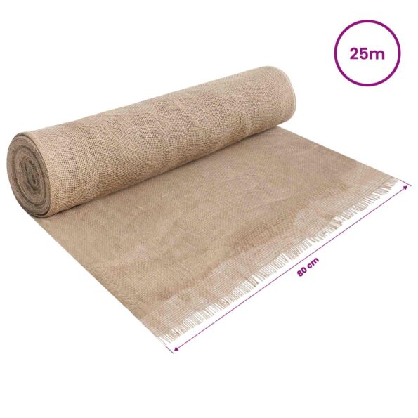 vidaXL Jutový rol Prírodná 160 x 2500 cm – Obrázok 6