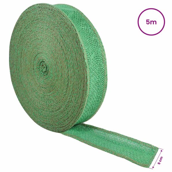 vidaXL Jutový rol Zelená 5 x 500 cm – Obrázok 6