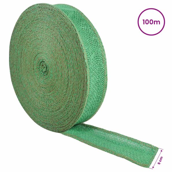 vidaXL Jutový rol Zelená 5 x 10000 cm – Obrázok 6