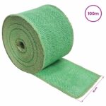 vidaXL Jutový rol Zelená 10 x 10000 cm – Obrázok 6