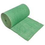 vidaXL Jutový rol Zelená 25 x 2500 cm