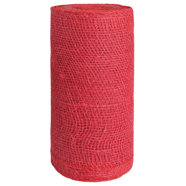 vidaXL Jutový rol Červená 25 x 1000 cm – Obrázok 2