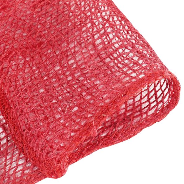 vidaXL Jutový rol Červená 25 x 2500 cm – Obrázok 4