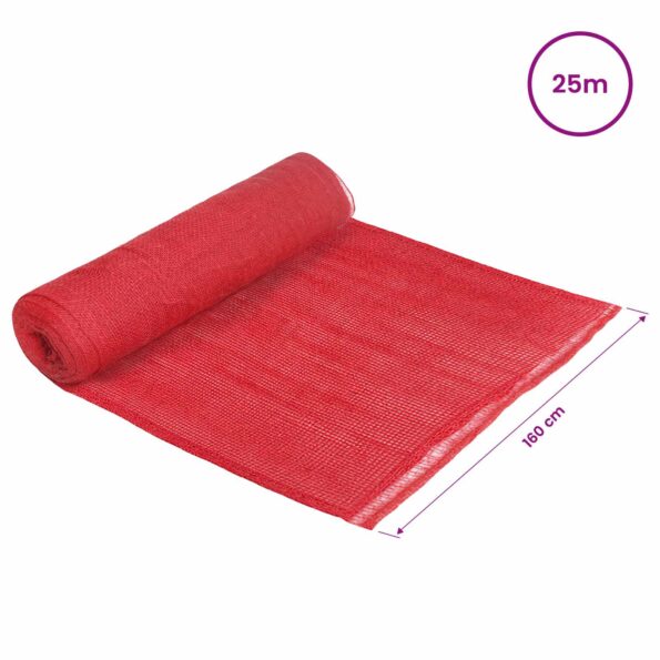 vidaXL Jutový rol Červená 160 x 2500 cm – Obrázok 6