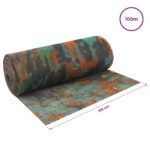 vidaXL Jutový rol Maskáčová 100 x 10000 cm – Obrázok 6