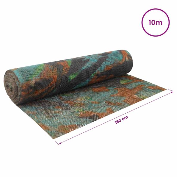 vidaXL Jutový rol Maskáčová 160 x 1000 cm – Obrázok 6