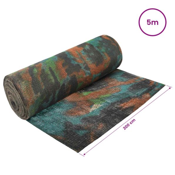 vidaXL Jutový rol Maskáčová 200 x 500 cm – Obrázok 6