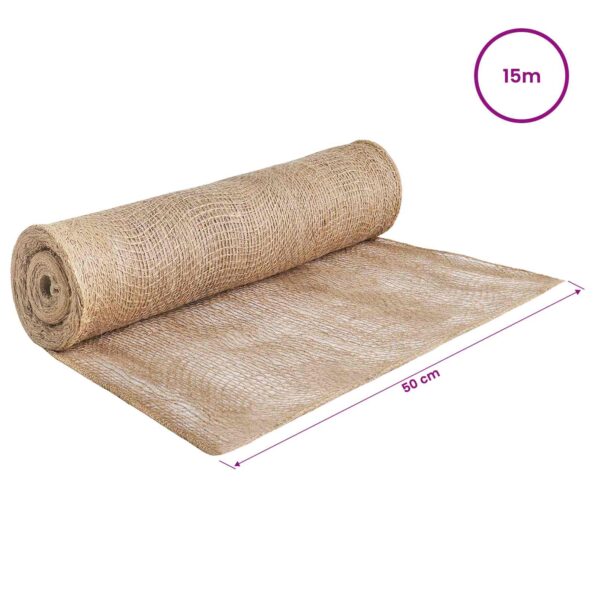 vidaXL Jutový rol Prírodná 50 x 1500 cm – Obrázok 6