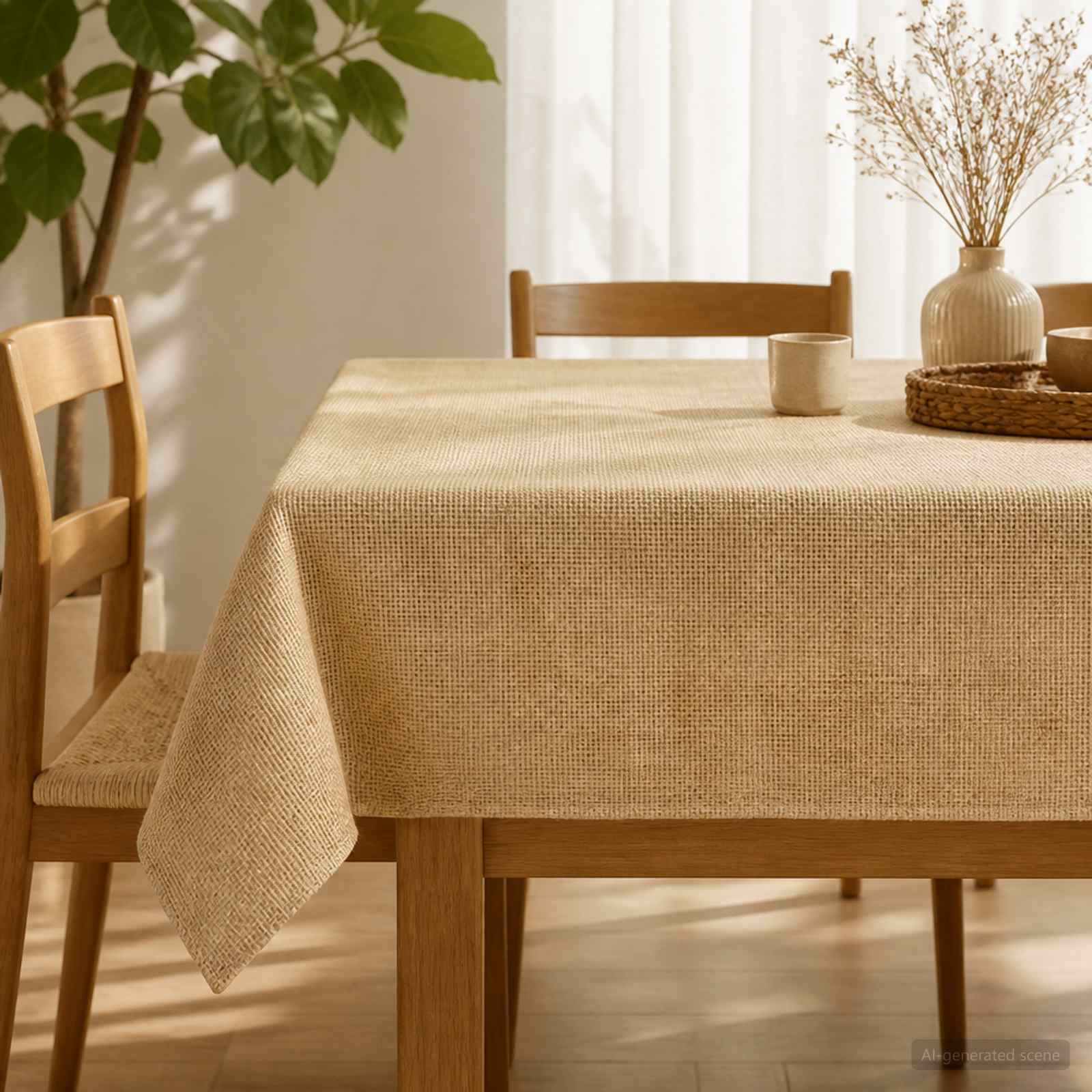 42012295_1.jpg vidaXL Jutový obrúsok Prírodná 140 x 300 cm 100% Tossa juta – Obrázok 1