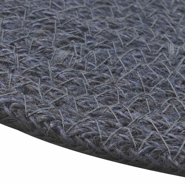 vidaXL Jutové podložky 6 pcs Tmavosivá Ø 30 cm 100% Tossa juta – Obrázok 3