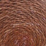 vidaXL Koberčeky z morskej trávy 4 pcs Hnedá Ø 30 cm 100% Morská tráva – Obrázok 4