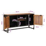 vidaXL Servírovacia skriňa 105 x 30 x 55 cm – Obrázok 11