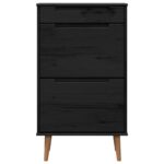vidaXL Skriňa na topánky MOLDE 59,5 x 35 x 103 cm Borovicový masív – Obrázok 6