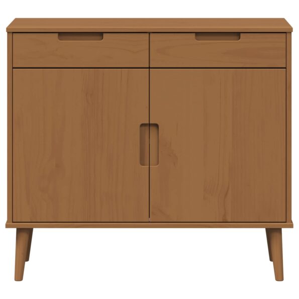 vidaXL Servírovacia skriňa MOLDE Karamele 90 x 40 x 80 cm – Obrázok 4