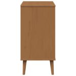 vidaXL Servírovacia skriňa MOLDE Karamele 90 x 40 x 80 cm – Obrázok 5