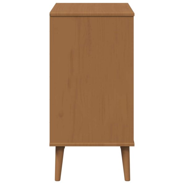 vidaXL Servírovacia skriňa MOLDE Karamele 90 x 40 x 80 cm – Obrázok 5