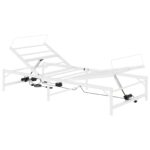 vidaXL Elektrický nastaviteľný rám postele Biela 90 x 200 cm Oceľ – Obrázok 2