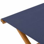 vidaXL Lehátko 2 pcs Masívne eukalyptové drevo Modrá – Obrázok 5