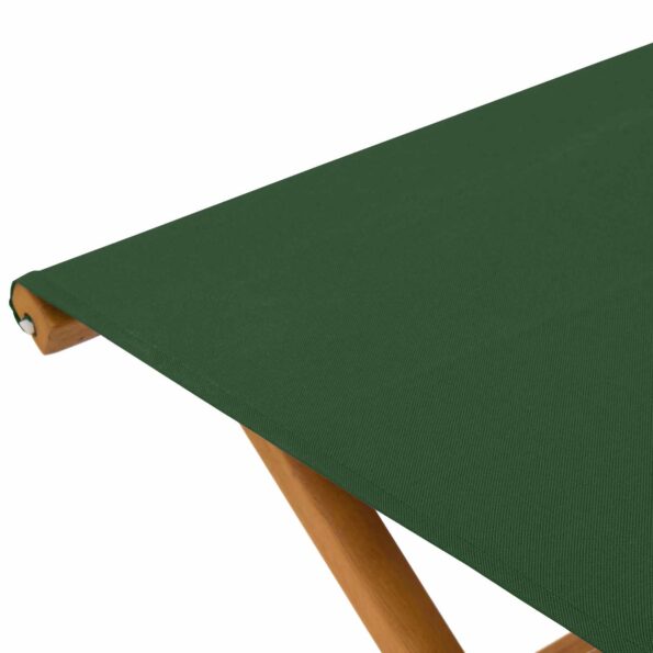 vidaXL Lehátko 2 pcs Masívne eukalyptové drevo Zelená – Obrázok 5