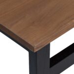 vidaXL Stôl Prírodná Husté teakové drevo 100 x 45 x 75cm – Obrázok 6