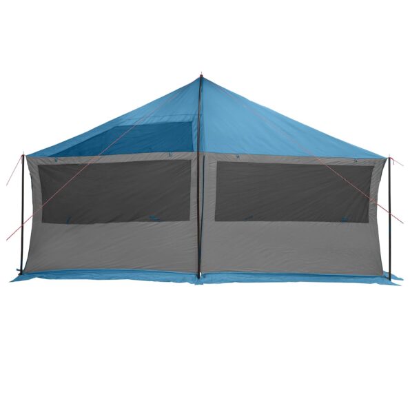 vidaXL Rodinný stan Modrá 600 x 400 x 268 cm Polyester a oceľ – Obrázok 5