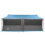 vidaXL Rodinný stan Modrá 600 x 400 x 268 cm Polyester a oceľ – Obrázok 7
