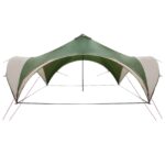 vidaXL Párty stan Zelená 600 x 600 x 400 cm Polyester a oceľ – Obrázok 3