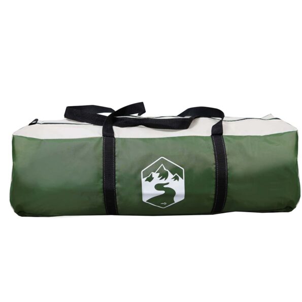 vidaXL Párty stan Zelená 600 x 600 x 400 cm Polyester a oceľ – Obrázok 4