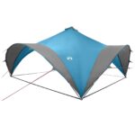 vidaXL Párty stan Modrá 600 x 600 x 400 cm Polyester a oceľ – Obrázok 2