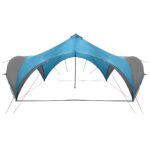 vidaXL Párty stan Modrá 600 x 600 x 400 cm Polyester a oceľ – Obrázok 3