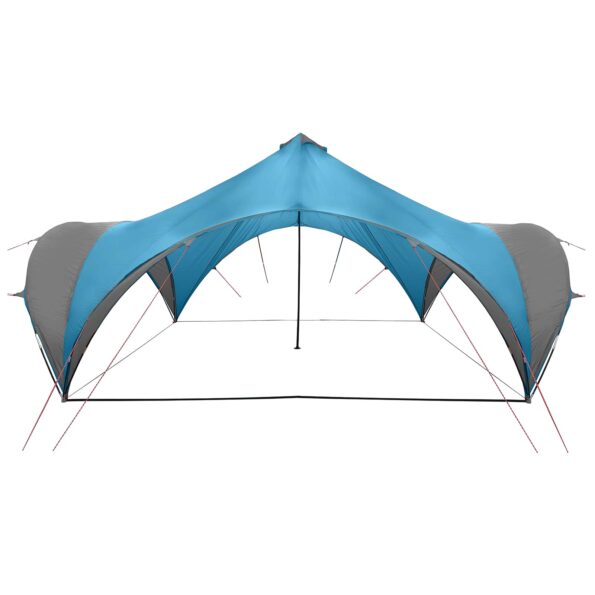 vidaXL Párty stan Modrá 600 x 600 x 400 cm Polyester a oceľ – Obrázok 3