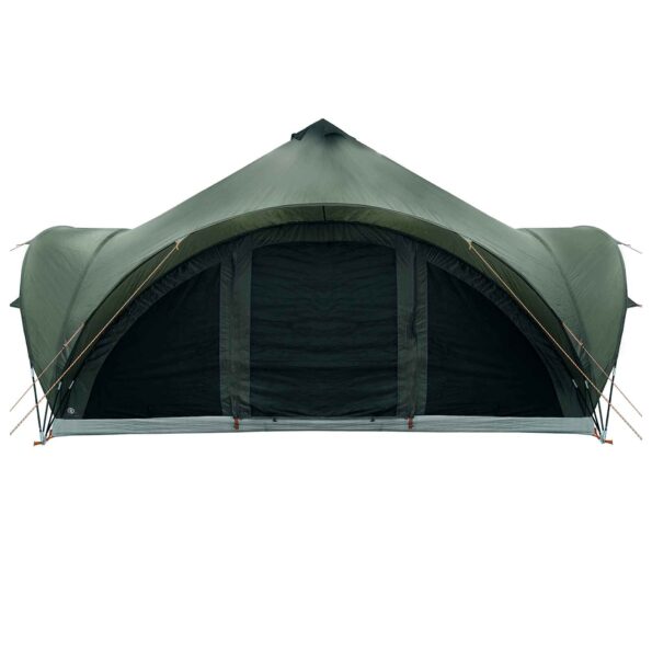 vidaXL Tipi stan Armádna zelená Pre 18 osôb Polyester a oceľ – Obrázok 5