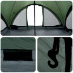 vidaXL Tipi stan Armádna zelená Pre 18 osôb Polyester a oceľ – Obrázok 8
