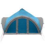 vidaXL Tipi stan so strechou Modrá Pre 6 osôb Polyester a oceľ – Obrázok 5