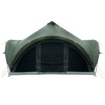 vidaXL Tipi stan Armádna zelená Pre 6 osôb Polyester a oceľ – Obrázok 5