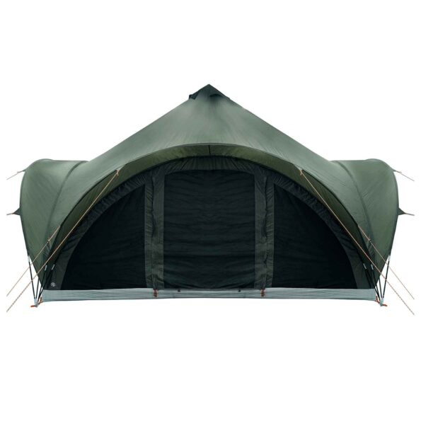 vidaXL Tipi stan Armádna zelená Pre 6 osôb Polyester a oceľ – Obrázok 5
