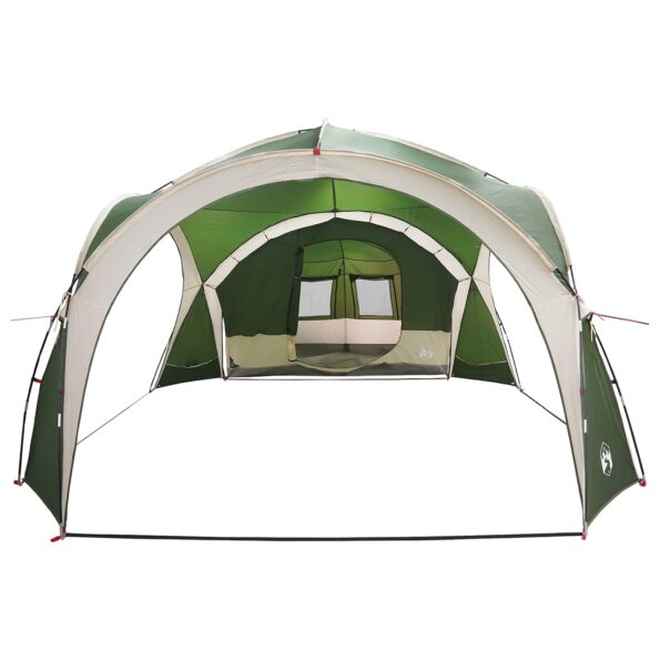 vidaXL Bočný stan Zelená 410 x 410 x 250 cm Polyester a oceľ – Obrázok 5