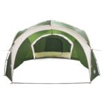 vidaXL Bočný stan Zelená 410 x 410 x 250 cm Polyester a oceľ – Obrázok 6