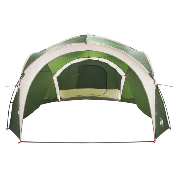 vidaXL Bočný stan Zelená 410 x 410 x 250 cm Polyester a oceľ – Obrázok 6