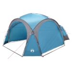 vidaXL Bočný stan Modrá 410 x 410 x 250 cm Polyester a oceľ – Obrázok 3