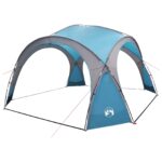 vidaXL Bočný stan Modrá 410 x 410 x 250 cm Polyester a oceľ – Obrázok 4