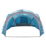 vidaXL Bočný stan Modrá 410 x 410 x 250 cm Polyester a oceľ – Obrázok 6