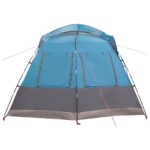 vidaXL Bočný stan Modrá 410 x 410 x 250 cm Polyester a oceľ – Obrázok 8