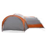 vidaXL Bočný stan Šedá a oranžová 410 x 410 x 250 cm Polyester a oceľ – Obrázok 7