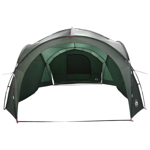 vidaXL Bočný stan Armádna zelená 410 x 410 x 250 cm Polyester a oceľ – Obrázok 6