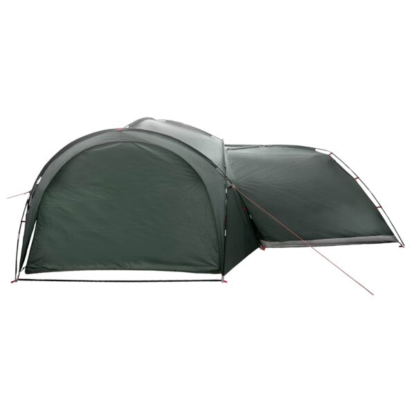 vidaXL Bočný stan Armádna zelená 410 x 410 x 250 cm Polyester a oceľ – Obrázok 7